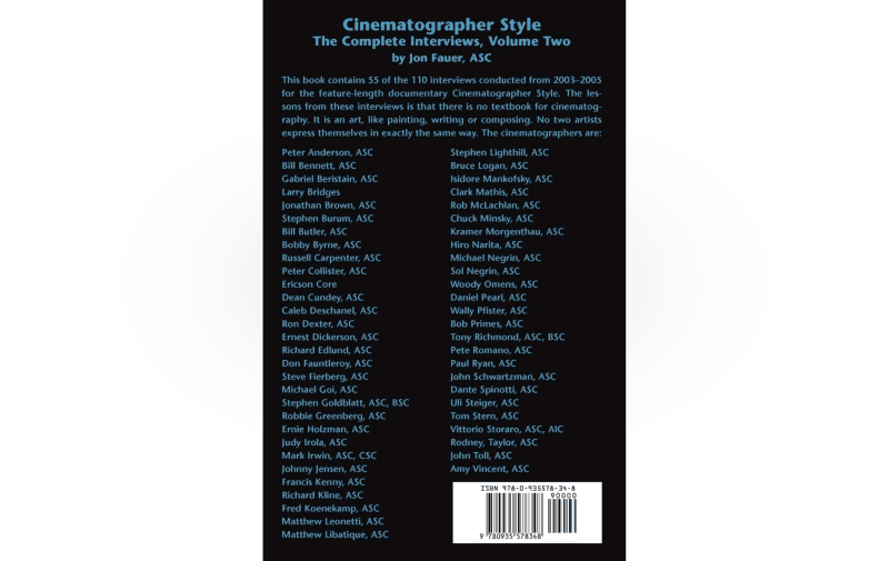 CinematographerStyleVol2 Backcover